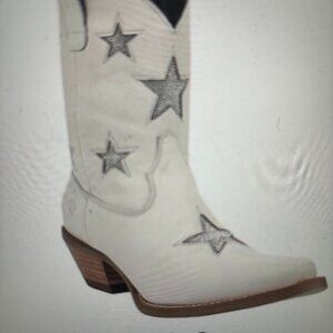 Dingo white cowboy boots